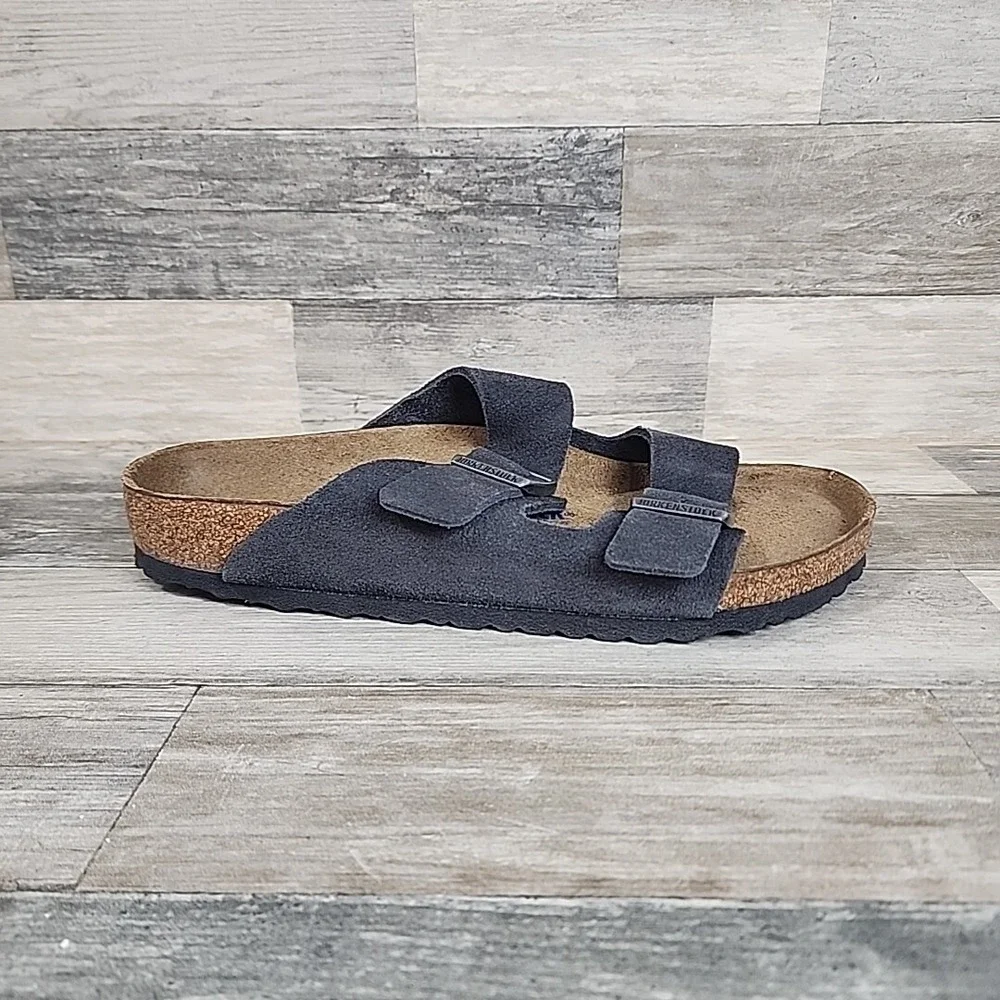Birkenstock Arizona Sandals Mens Sz 10 Suede Leather Sandal NEW NWOB